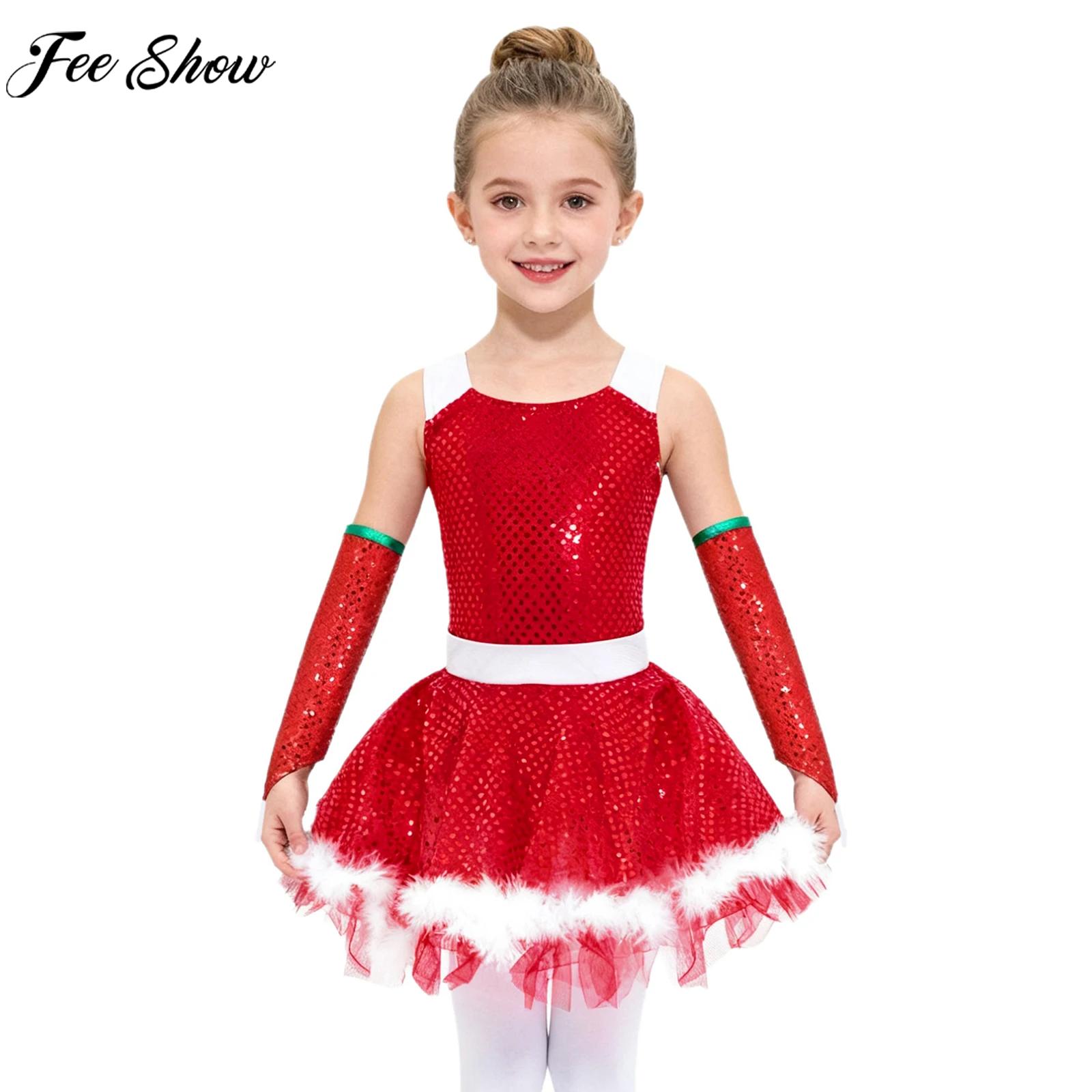 Kids Girls Christmas Figure Sk - Elf Costume Christmas のレビューと価格