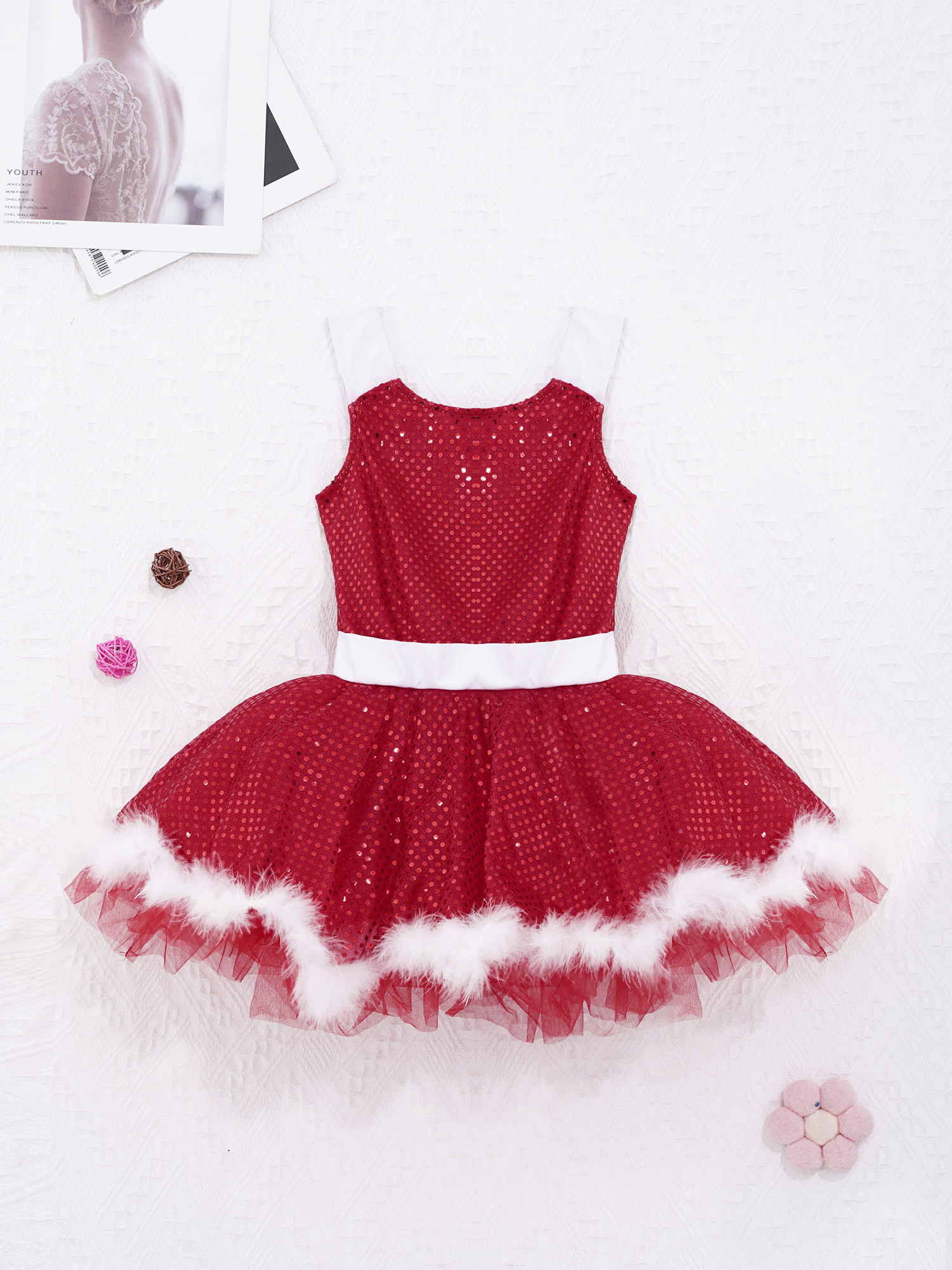 Kids Girls Christmas Figure Sk - Elf Costume Christmas のレビューと価格
