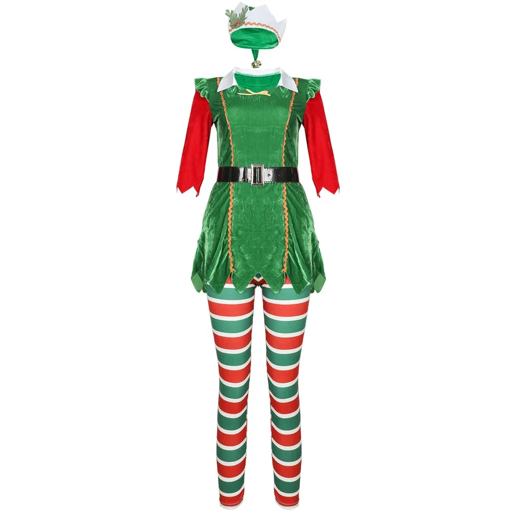 Lady Santa Claus' Elf Costume  - Elf Costume Christmas のレビューと価格