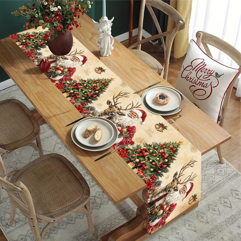 Vintage Christmas Table Runner - Christmas Table Runner のレビューと価格
