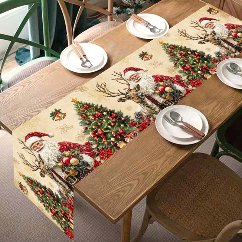 Vintage Christmas Table Runner - Christmas Table Runner のレビューと価格