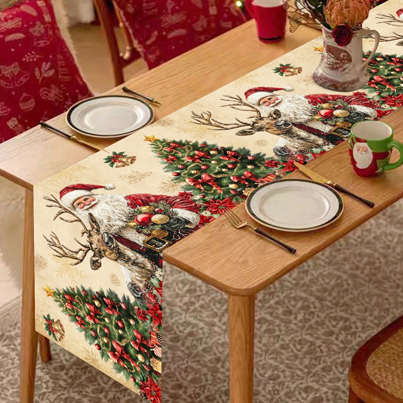 Vintage Christmas Table Runner - Christmas Table Runner のレビューと価格