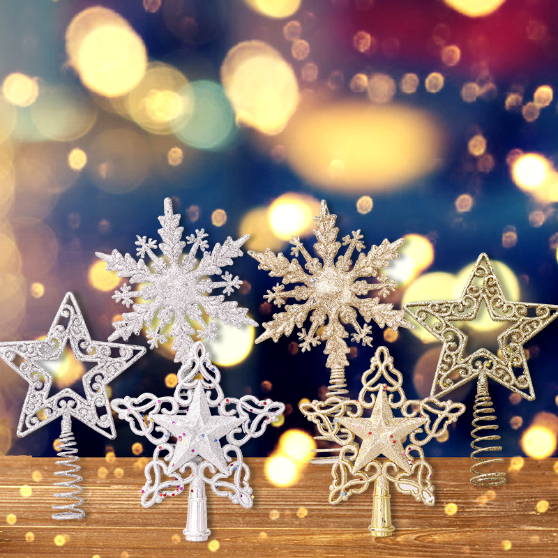 Christmas Tree Toppers Glitter - Star Tree Topper のレビューと価格