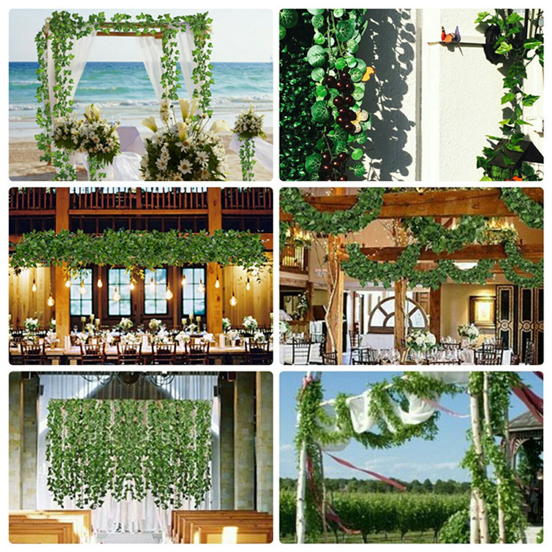 2.3m Silk Leaves Fake Creeper  - Led Fairy String Lights のレビューと価格