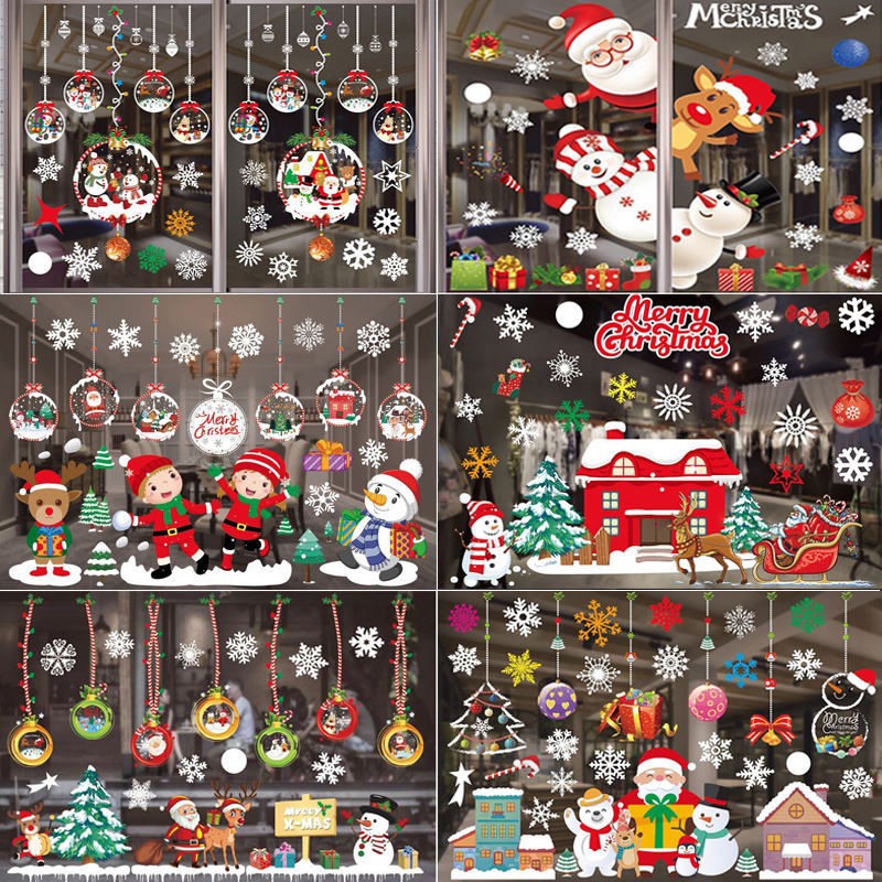 Merry Christmas Decoration Win - Snowflake Window Decal のレビューと価格