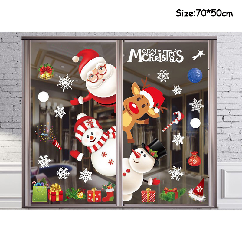 Merry Christmas Decoration Win - Snowflake Window Decal のレビューと価格