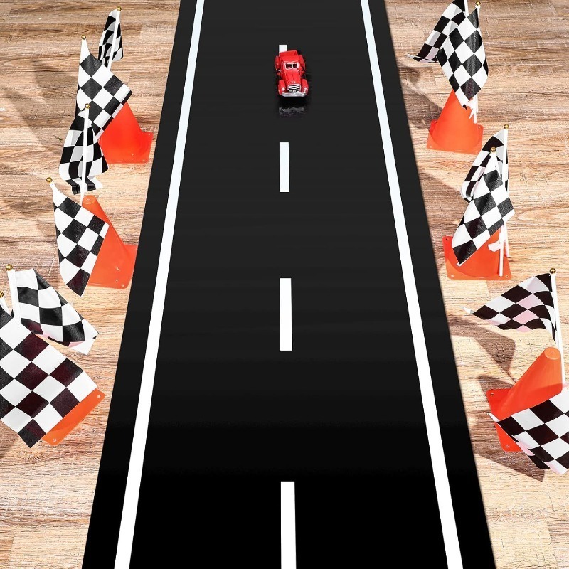 Race Car Racetrack Table Runne - Christmas Table Runner のレビューと価格