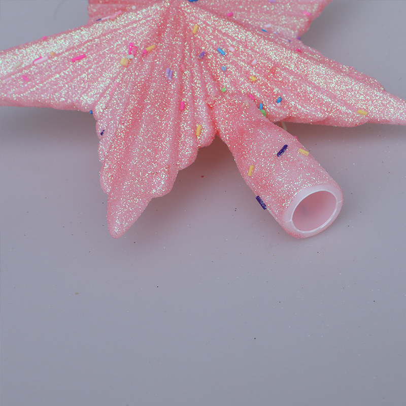 Christmas Pink Pentagon Top St - Star Tree Topper のレビューと価格