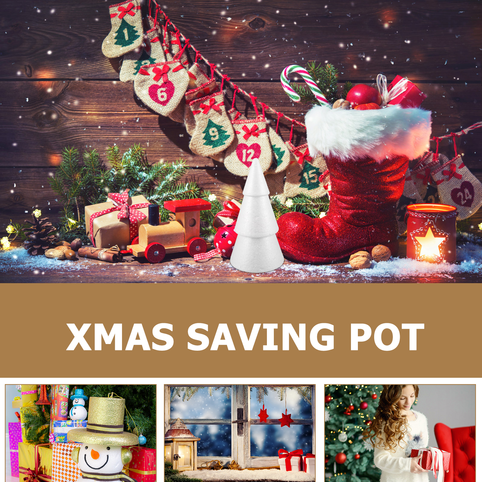 3 Pcs Simulated Christmas Tree - Christmas Tree Artificial のレビューと価格