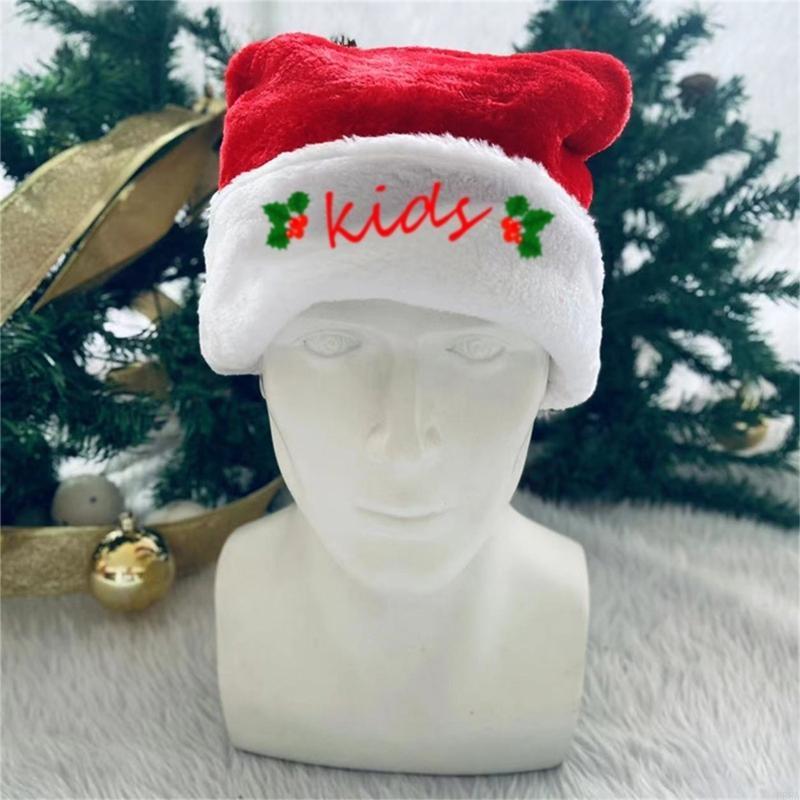 P88A Embroidery Christmas Sant - Santa Hat Plush のレビューと価格
