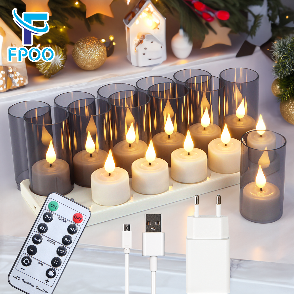 LED Candle Light Rechargeable  - Holiday Candle Set のレビューと価格