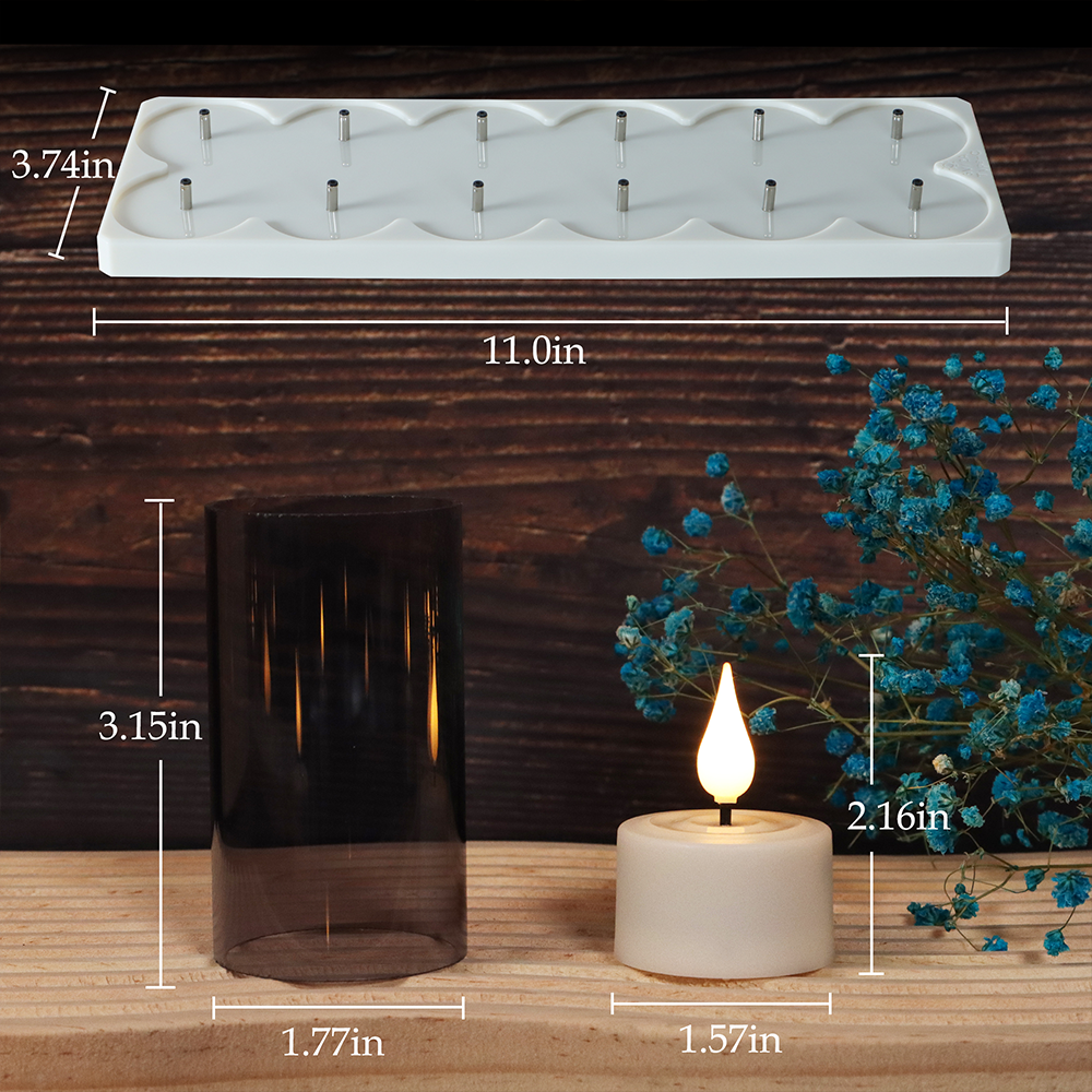 LED Candle Light Rechargeable  - Holiday Candle Set のレビューと価格