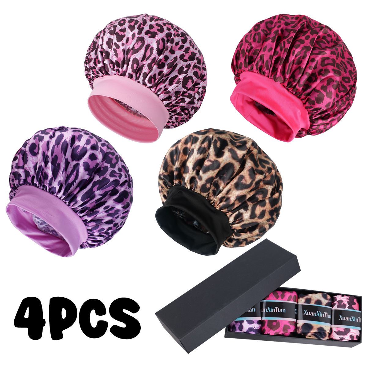 4PCS Mystery Hair Bonnet Gift  - Gift Box Wrap Set のレビューと価格