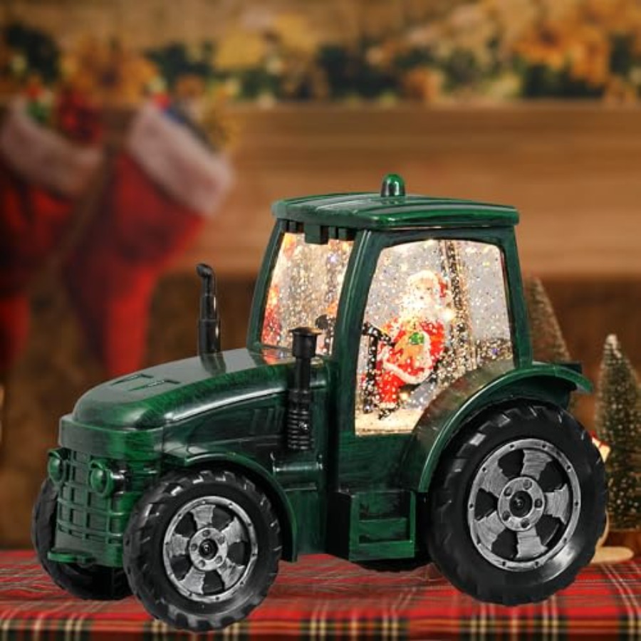 Christmas Snow Globe Tractor S - Snow Globe Musical のレビューと価格