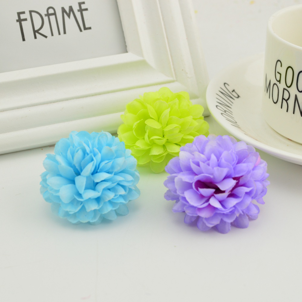 200PCS 5CM Silk Chrysanthemum  - Christmas Wreath Fake のレビューと価格