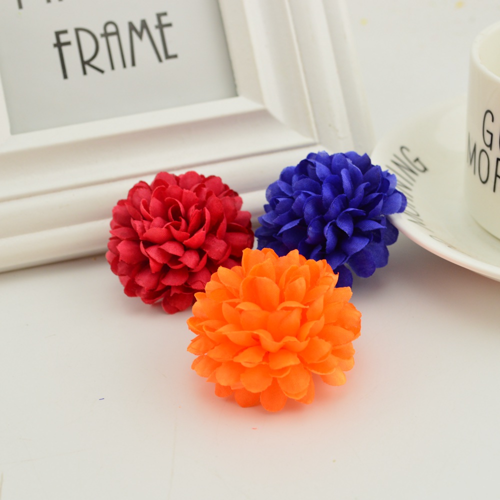 200PCS 5CM Silk Chrysanthemum  - Christmas Wreath Fake のレビューと価格
