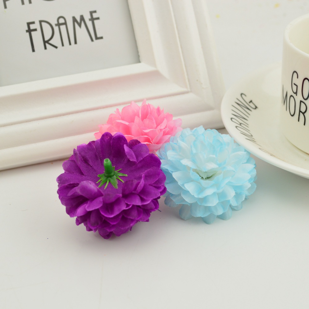 200PCS 5CM Silk Chrysanthemum  - Christmas Wreath Fake のレビューと価格