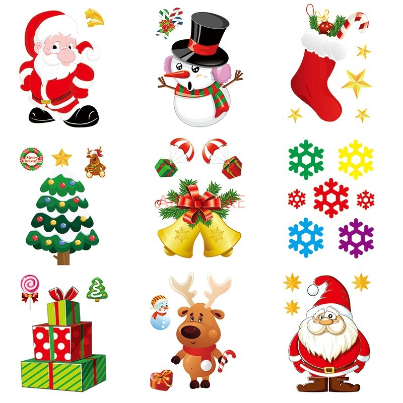 1PCS Removable Christmas Stati - Snowflake Window Decal のレビューと価格