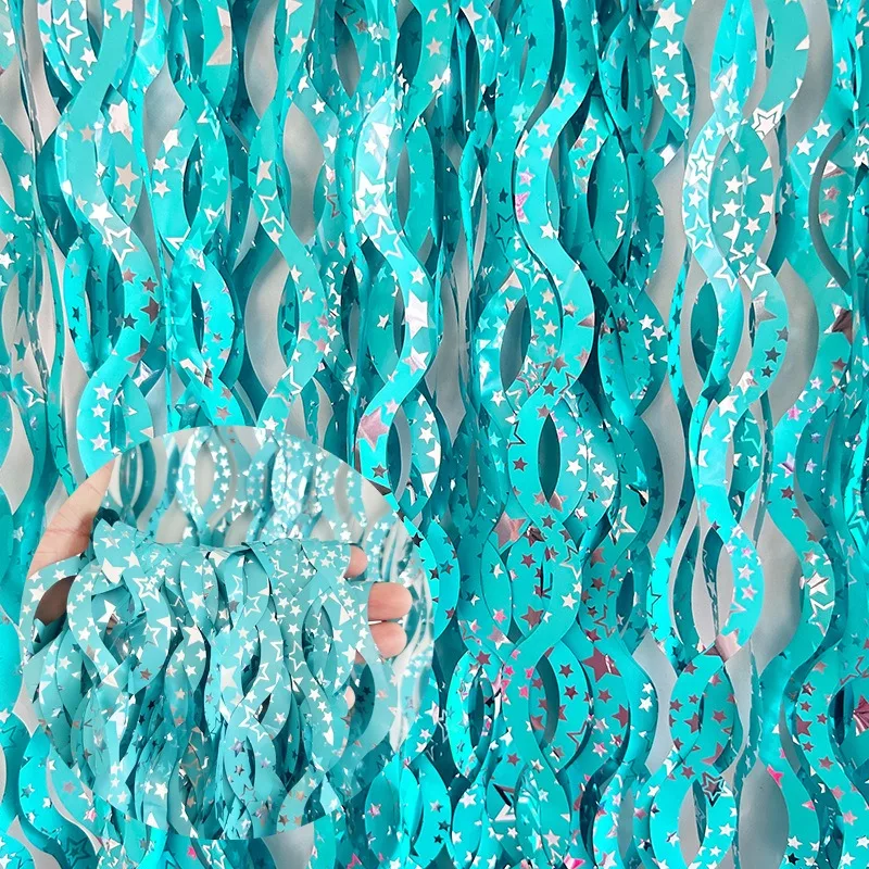1X2M Star Colorful Rain Tinsel - Tinsel Garland Decoration のレビューと価格