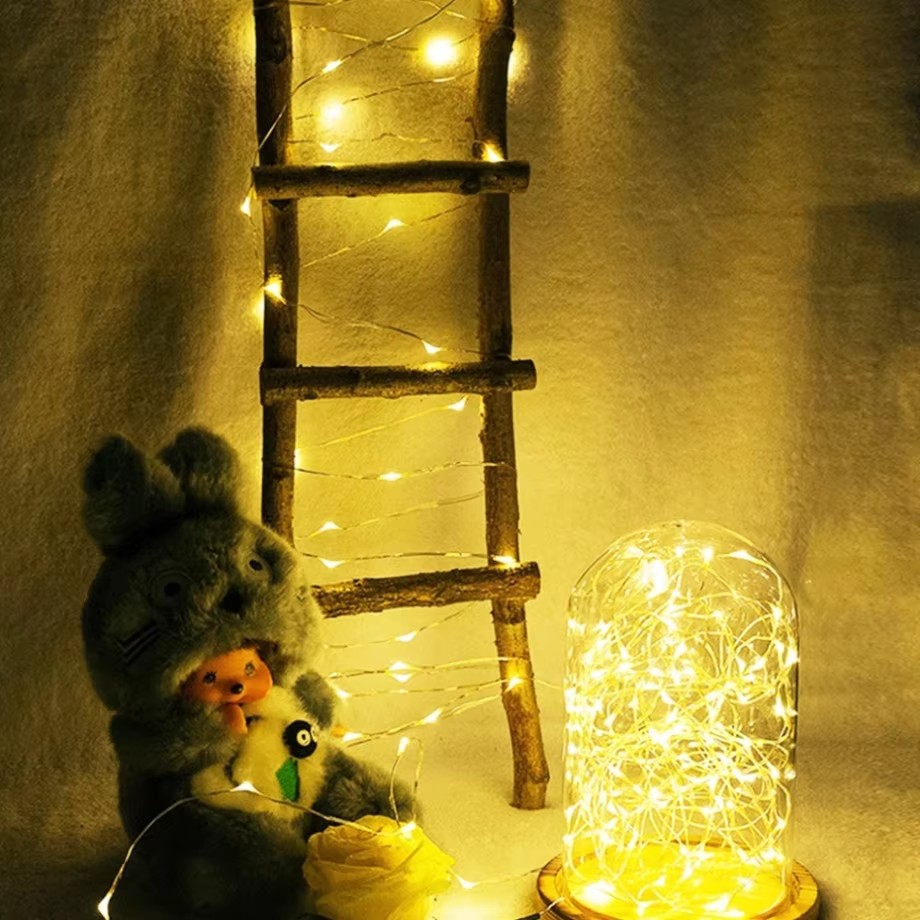 3PCS 5/10/20M Copper Wire LED  - Led Fairy String Lights のレビューと価格