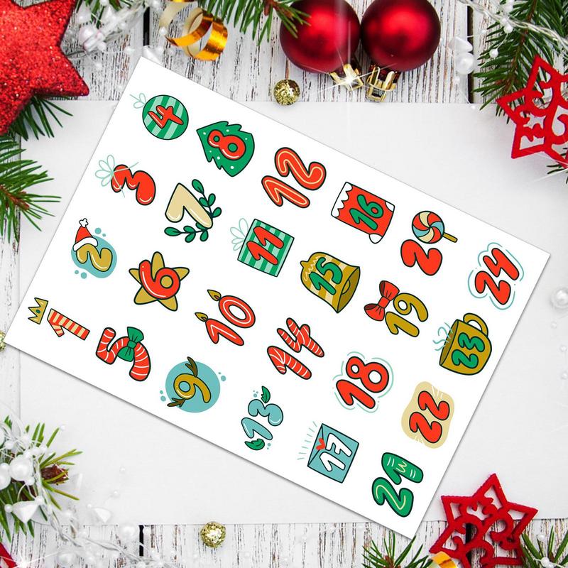 Merry Christmas Stickers Adven - Advent Calendar Gift のレビューと価格