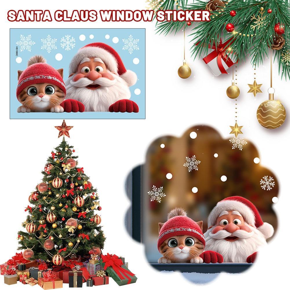 2pcs Christmas Window Clings S - Snowflake Window Decal のレビューと価格