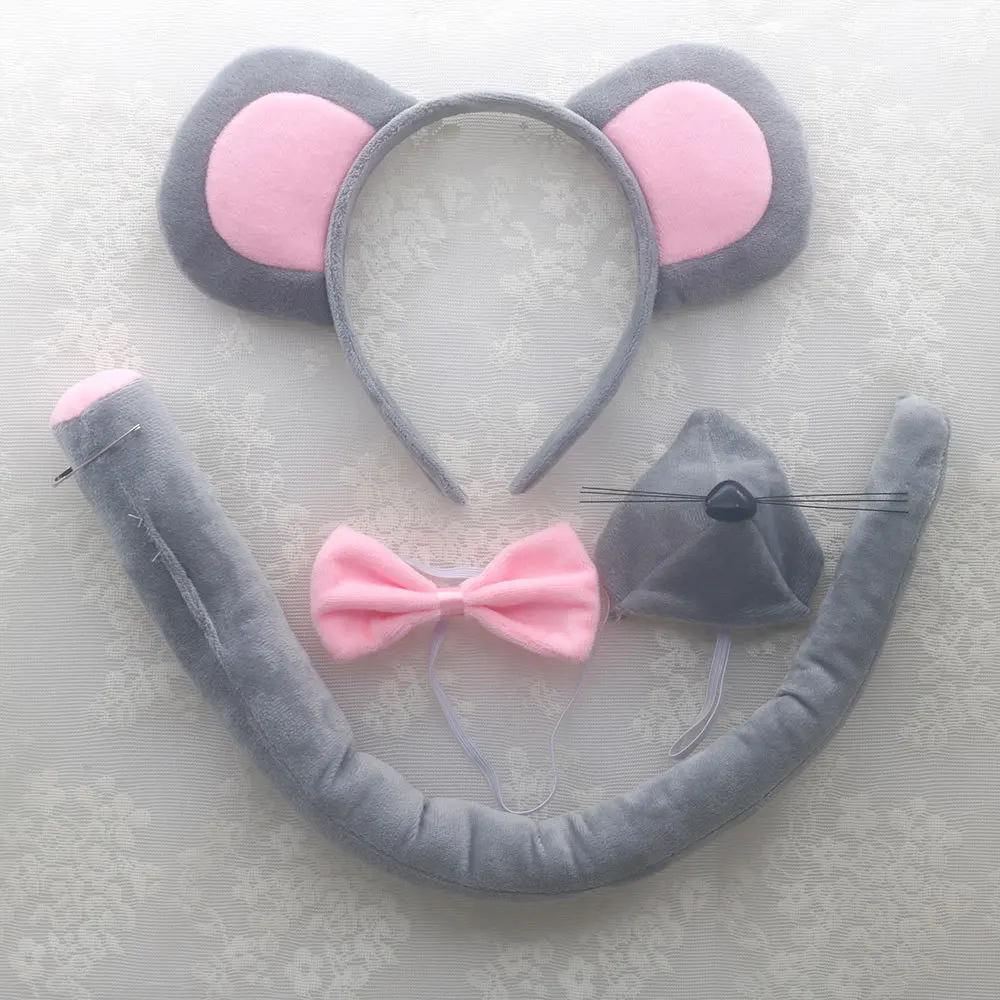 Mouse Costume Set Ears Headban - Reindeer Antlers Headband のレビューと価格