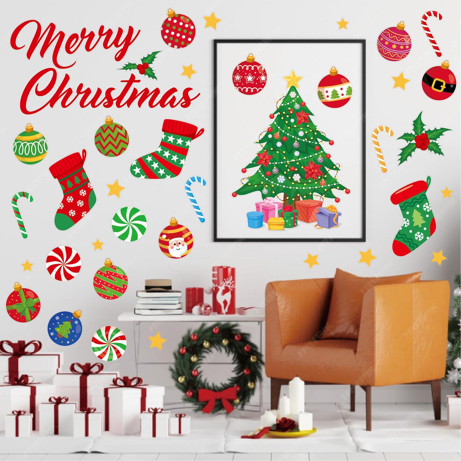 3 Pieces Christmas wall sticke - Snowflake Window Decal のレビューと価格