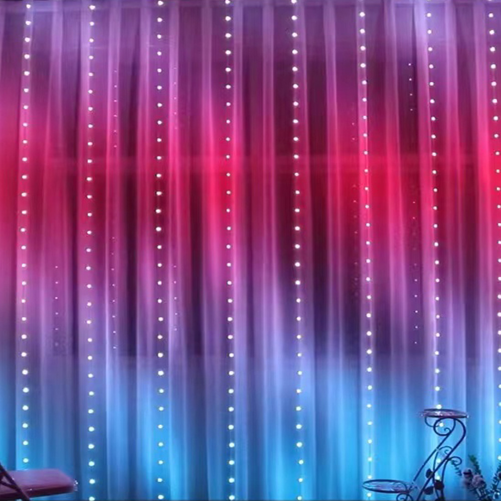 3M RGB Smart LED Curtain Light - Christmas Lights Outdoor のレビューと価格