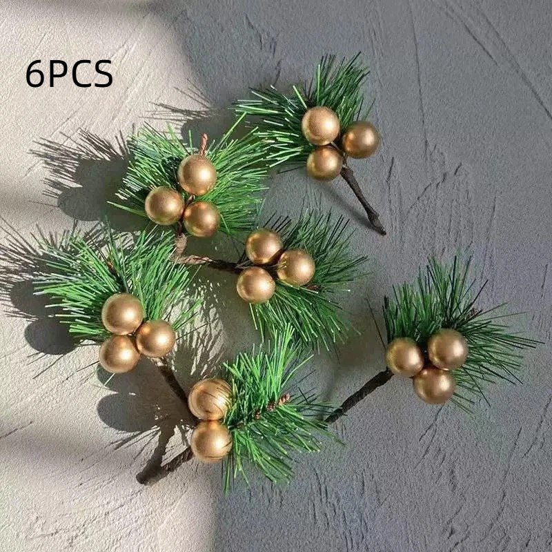 6pcs Artificial Christmas Pine - Christmas Tree Artificial のレビューと価格