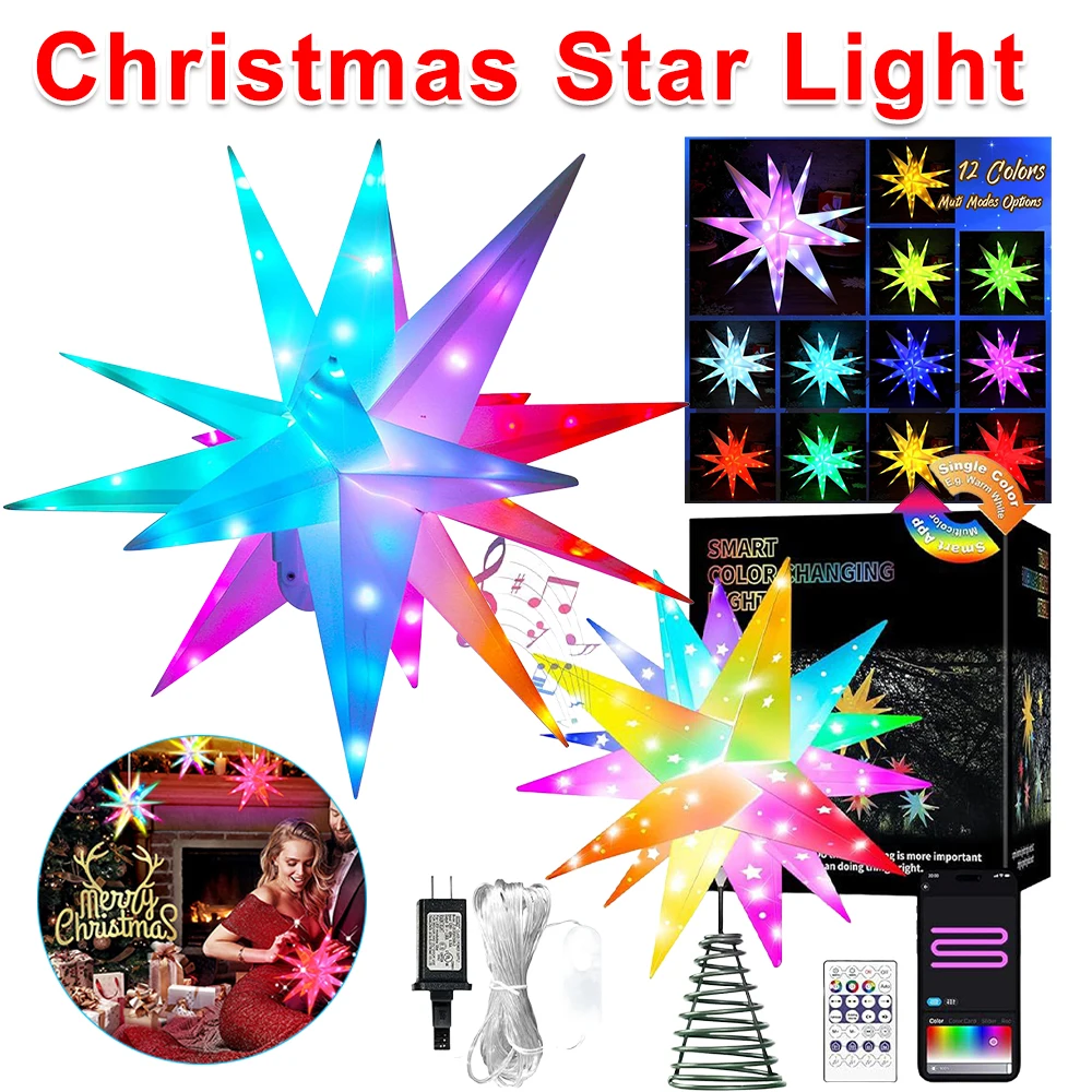25/40/50/60CM Christmas Star L - Star Tree Topper のレビューと価格