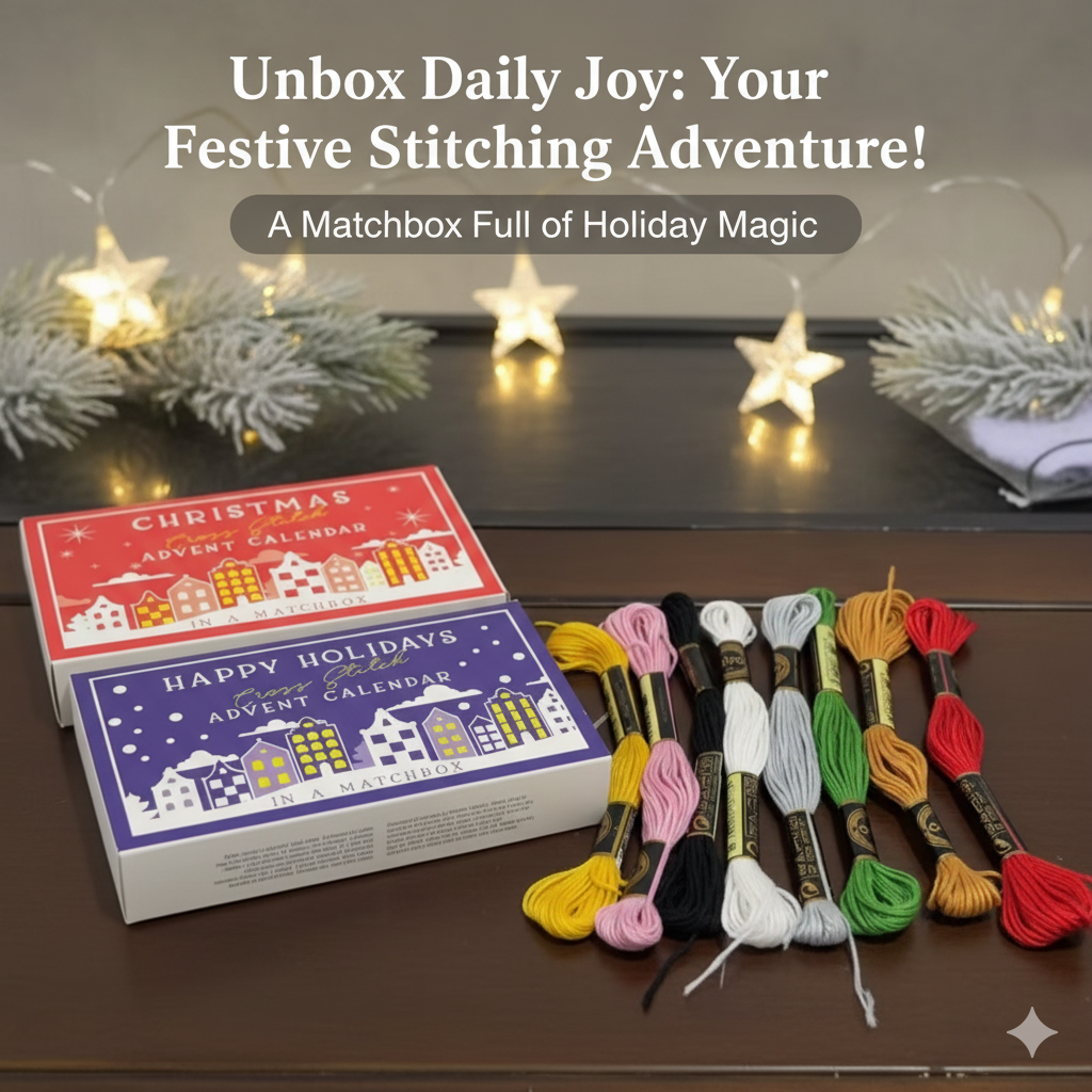 24 Days Countdown Cross Stitch - Advent Calendar Gift のレビューと価格