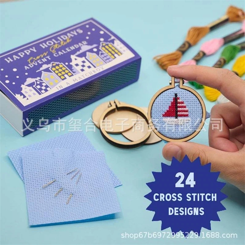 24 Days Countdown Cross Stitch - Advent Calendar Gift のレビューと価格