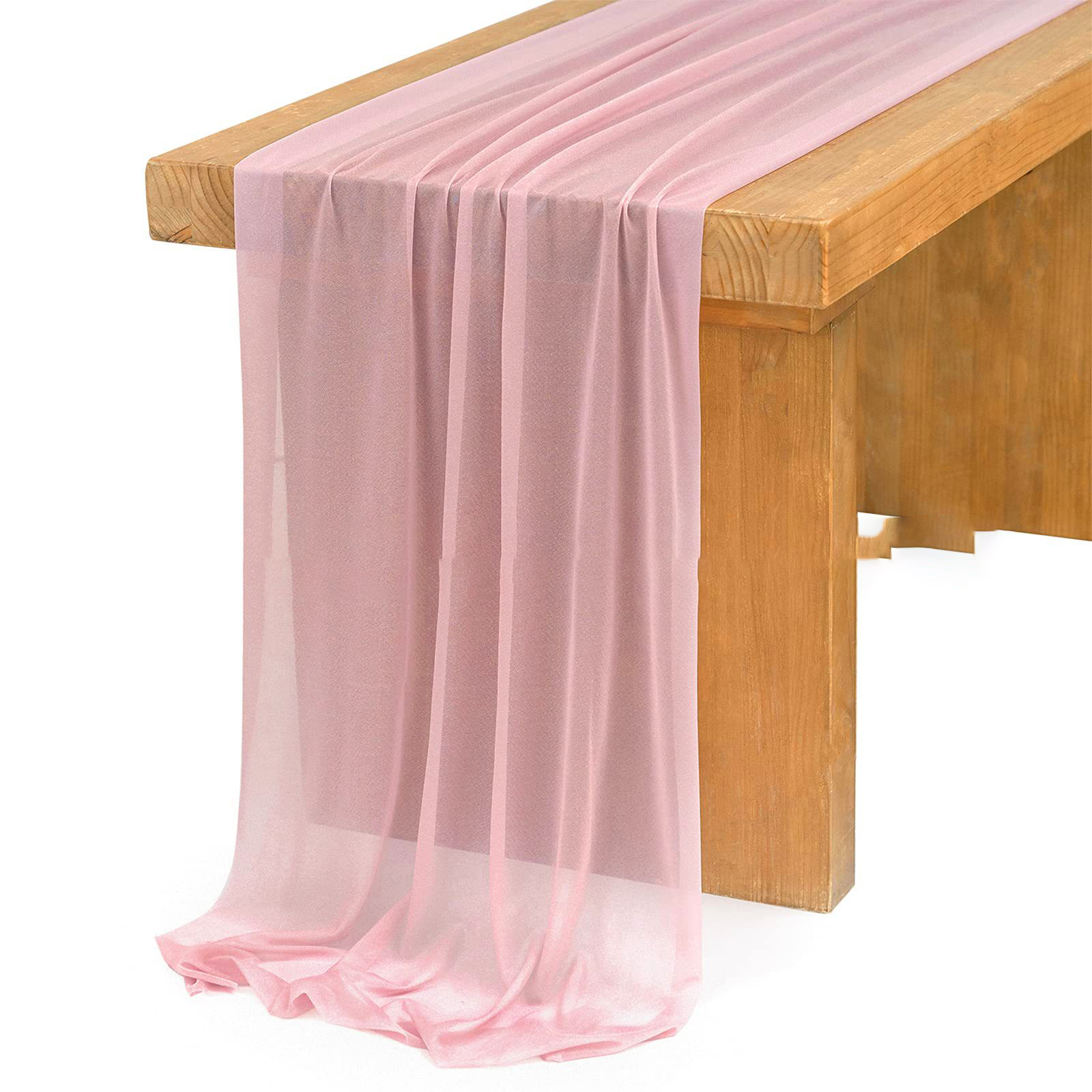 Beige Table Runner Chiffon Tab - Christmas Table Runner のレビューと価格