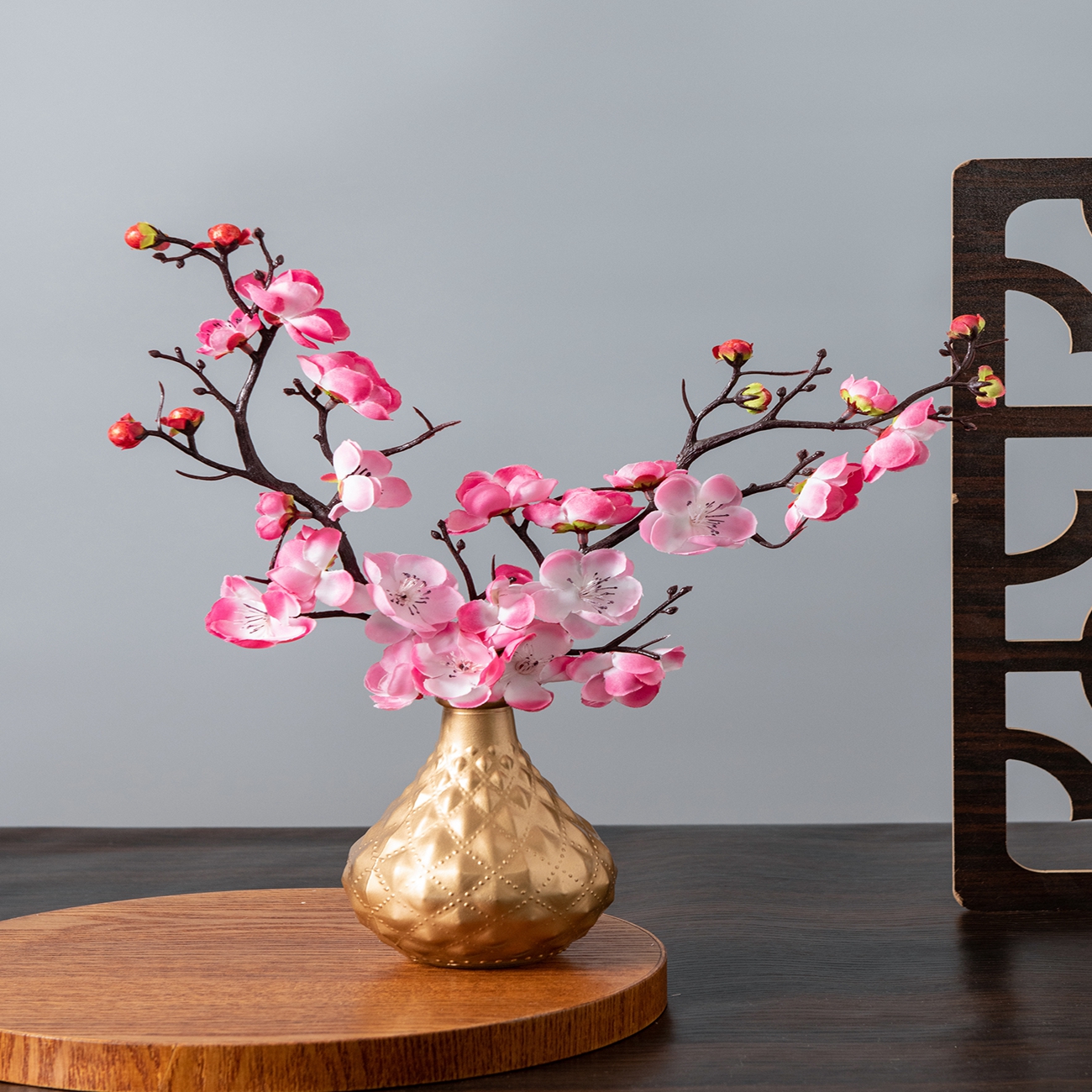 Artificial Flower Spring Plum  - Christmas Wreath Fake のレビューと価格