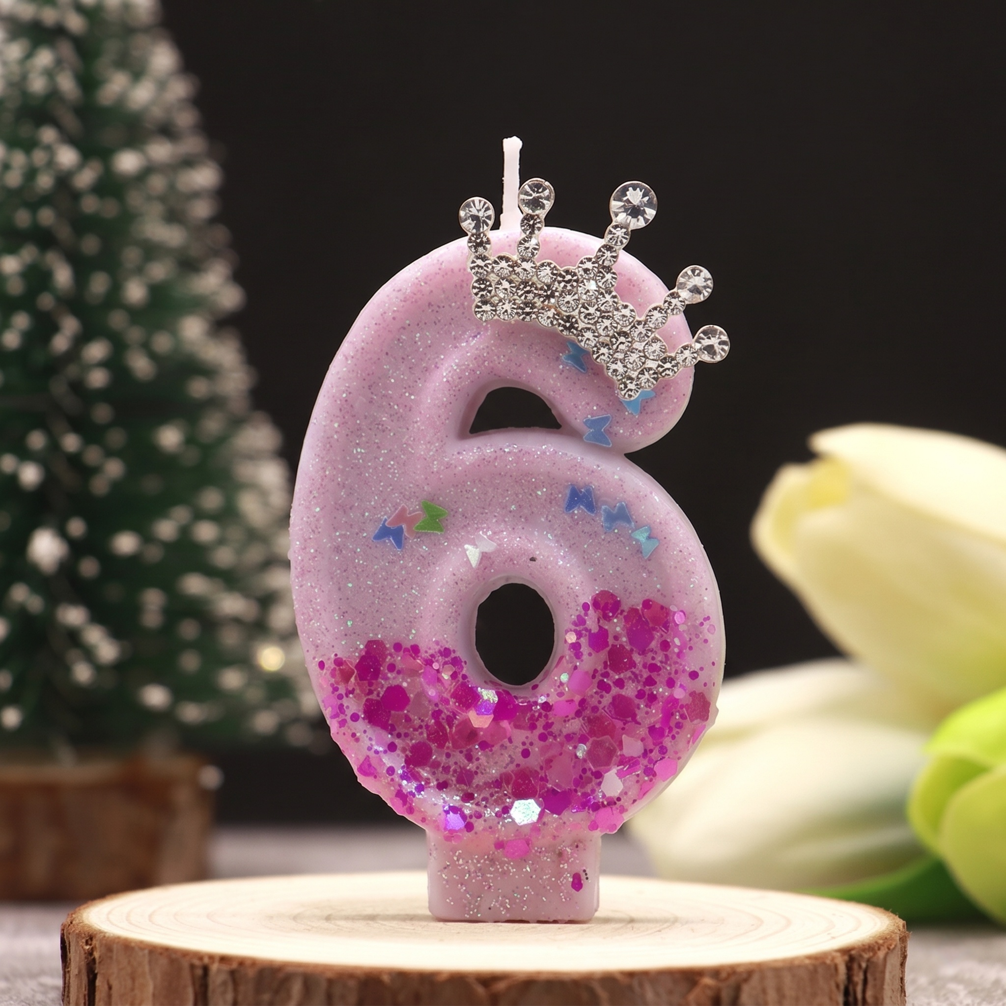 Pink Rose Red Sequins Dual Col - Holiday Candle Set のレビューと価格