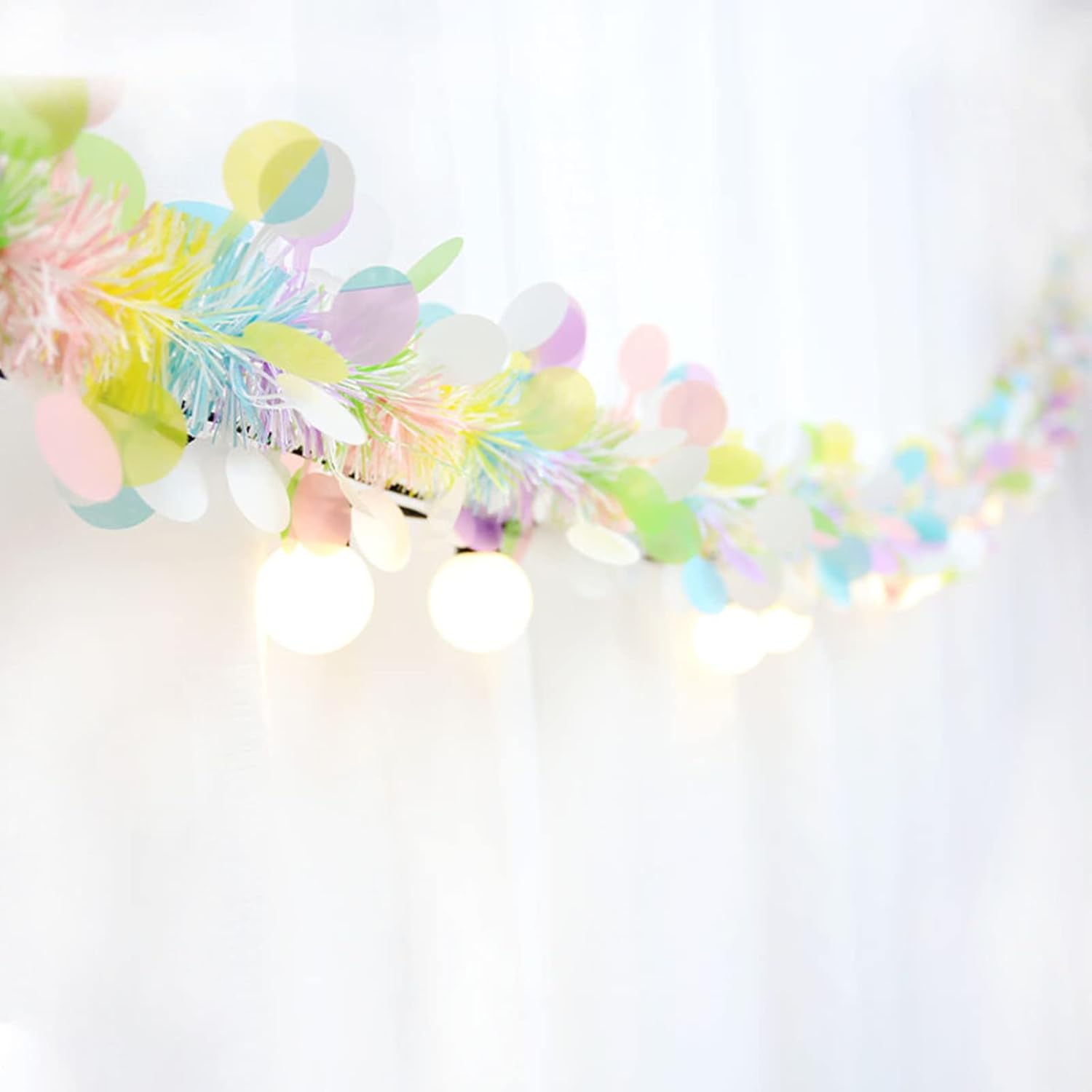 4pc Easter Tinsel Garlands Col - Tinsel Garland Decoration のレビューと価格