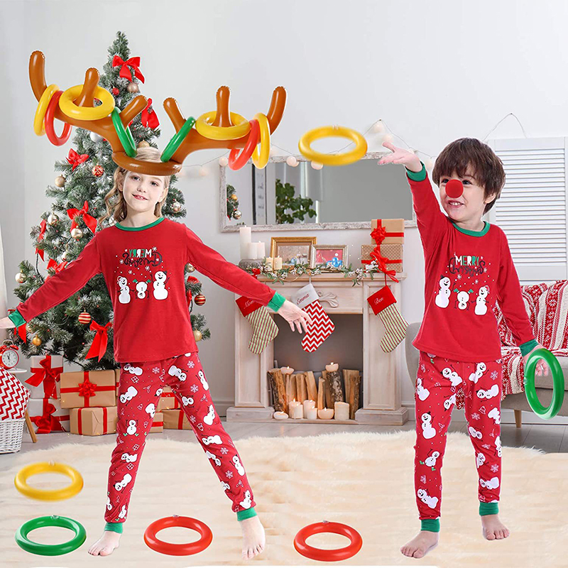1/3/5set Christmas Game Inflat - Reindeer Antlers Headband のレビューと価格