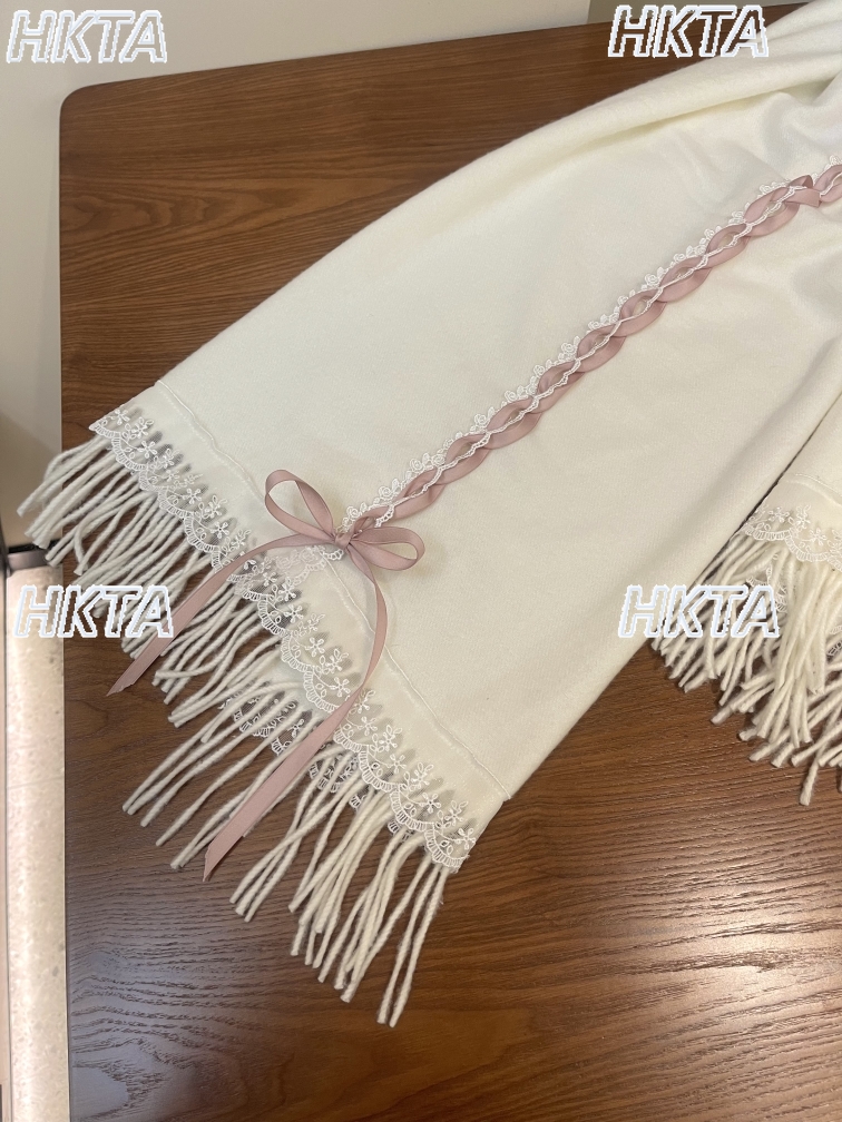 Cute Retro Ribbon Scarves Wome - Ribbon Bow Gift のレビューと価格