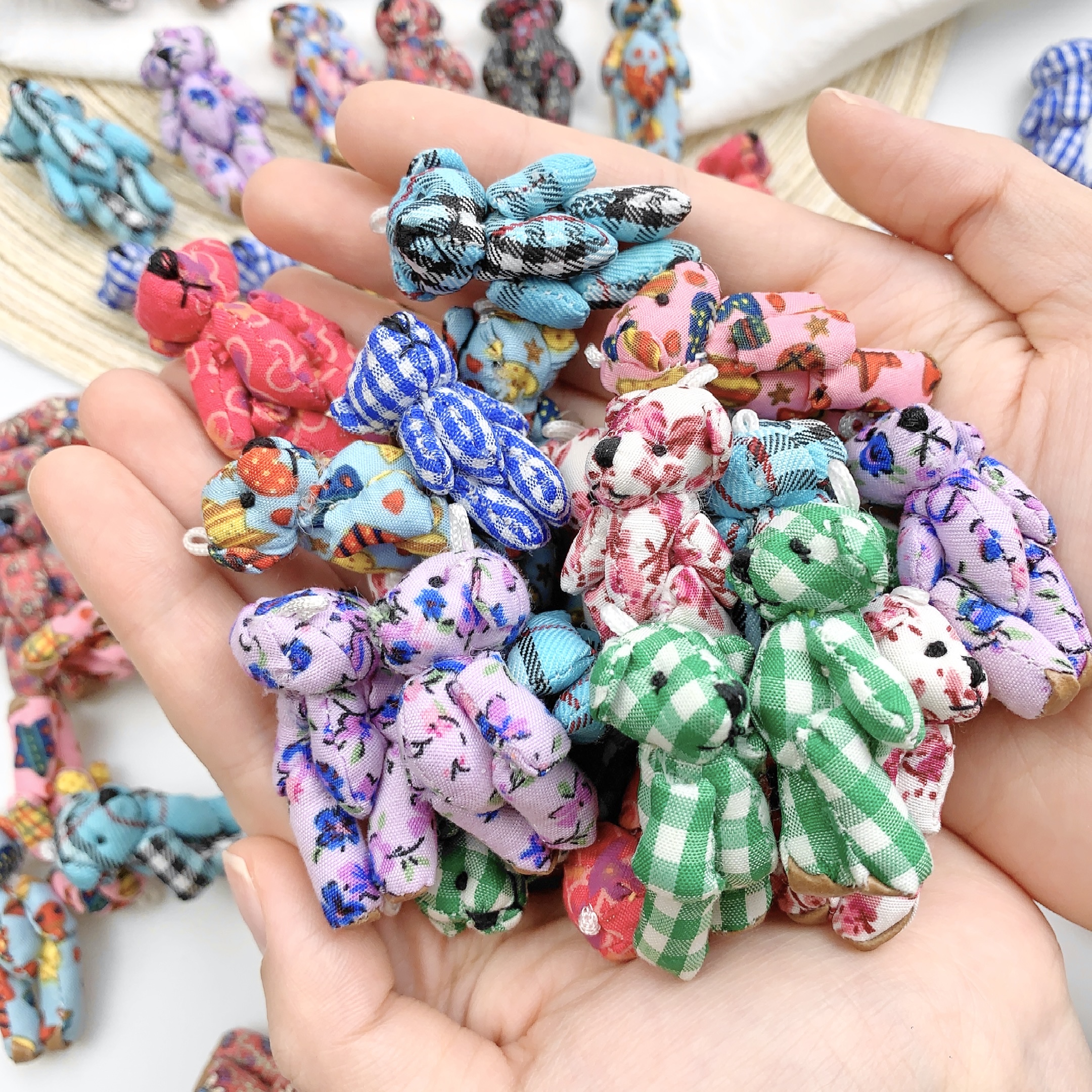 10pcs Mini Joint Bears Plush K - Christmas Throw Blanket のレビューと価格
