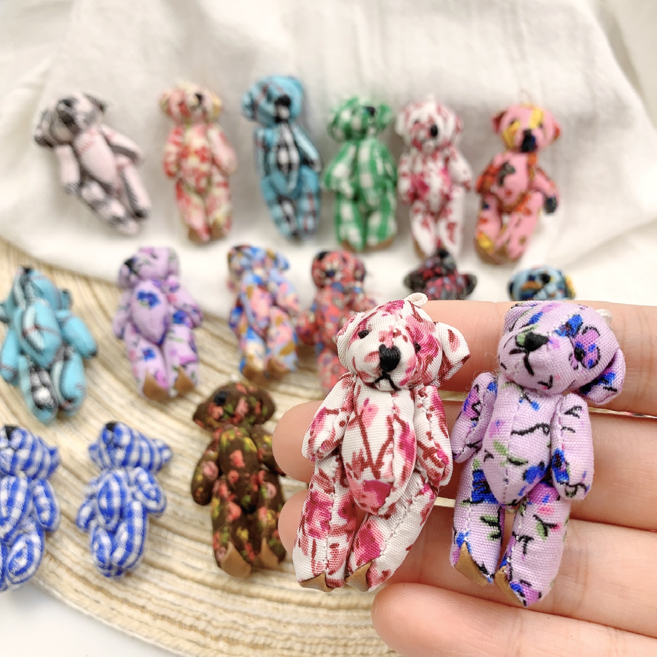 10pcs Mini Joint Bears Plush K - Christmas Throw Blanket のレビューと価格