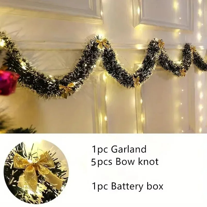 Christmas Tinsel Garland Artif - Tinsel Garland Decoration のレビューと価格