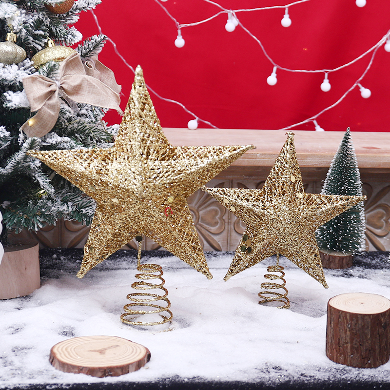 Glitter Christmas Tree Topper  - Star Tree Topper のレビューと価格