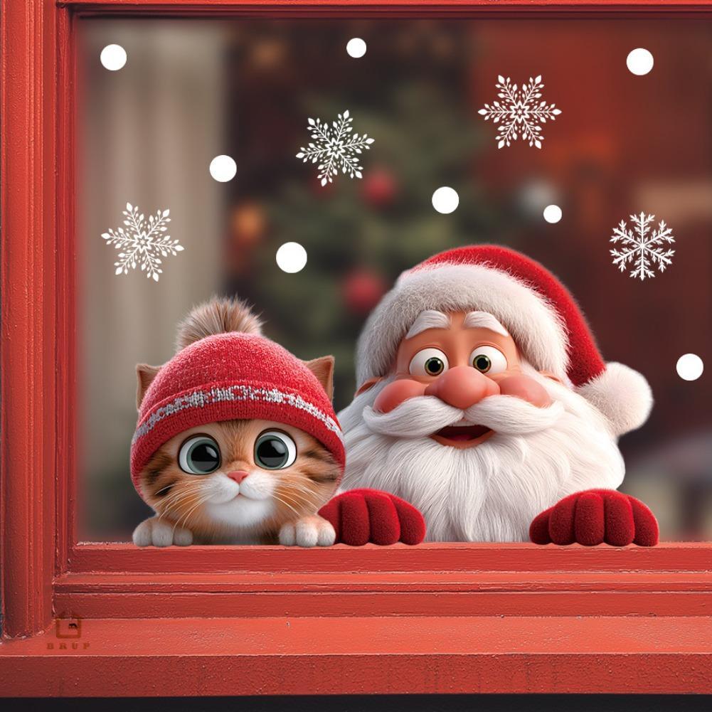 Christmas Window Door Mirror S - Snowflake Window Decal のレビューと価格